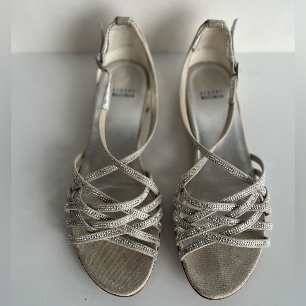 Stuart Weitzman Silver Sandals